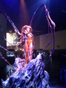 Right as you walk into BlizzCon.