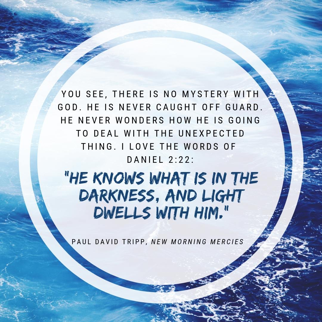 He knows what's in the dark.