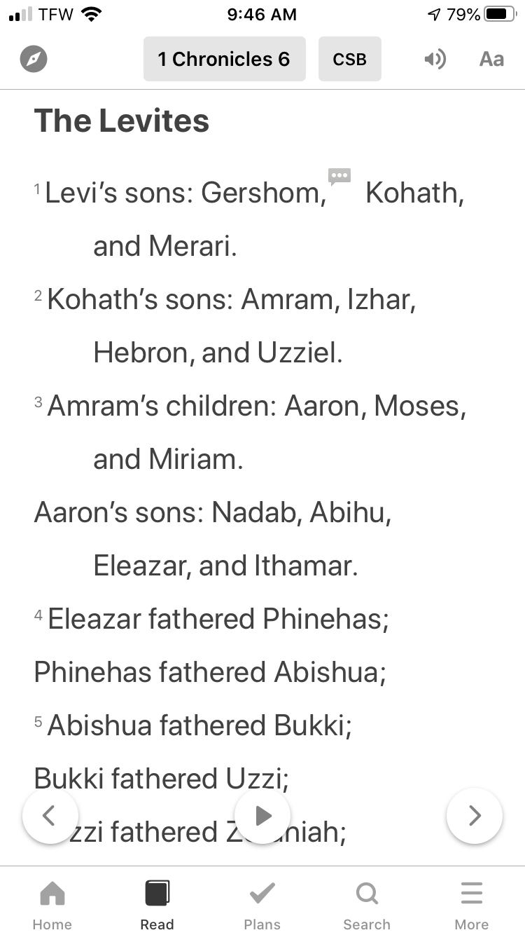 The Bible App - 1 Chronicles