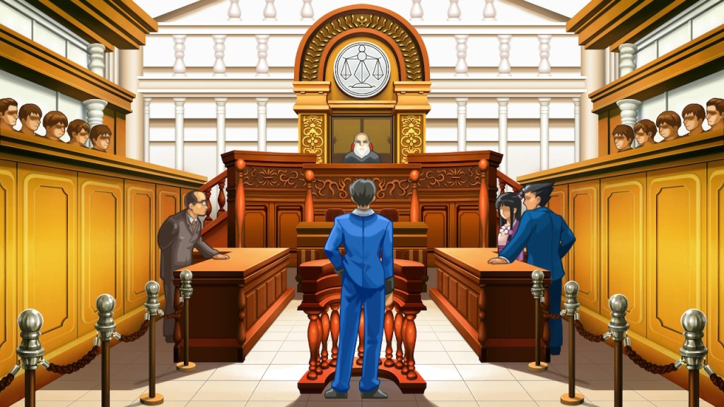 Just a typical courtroom.